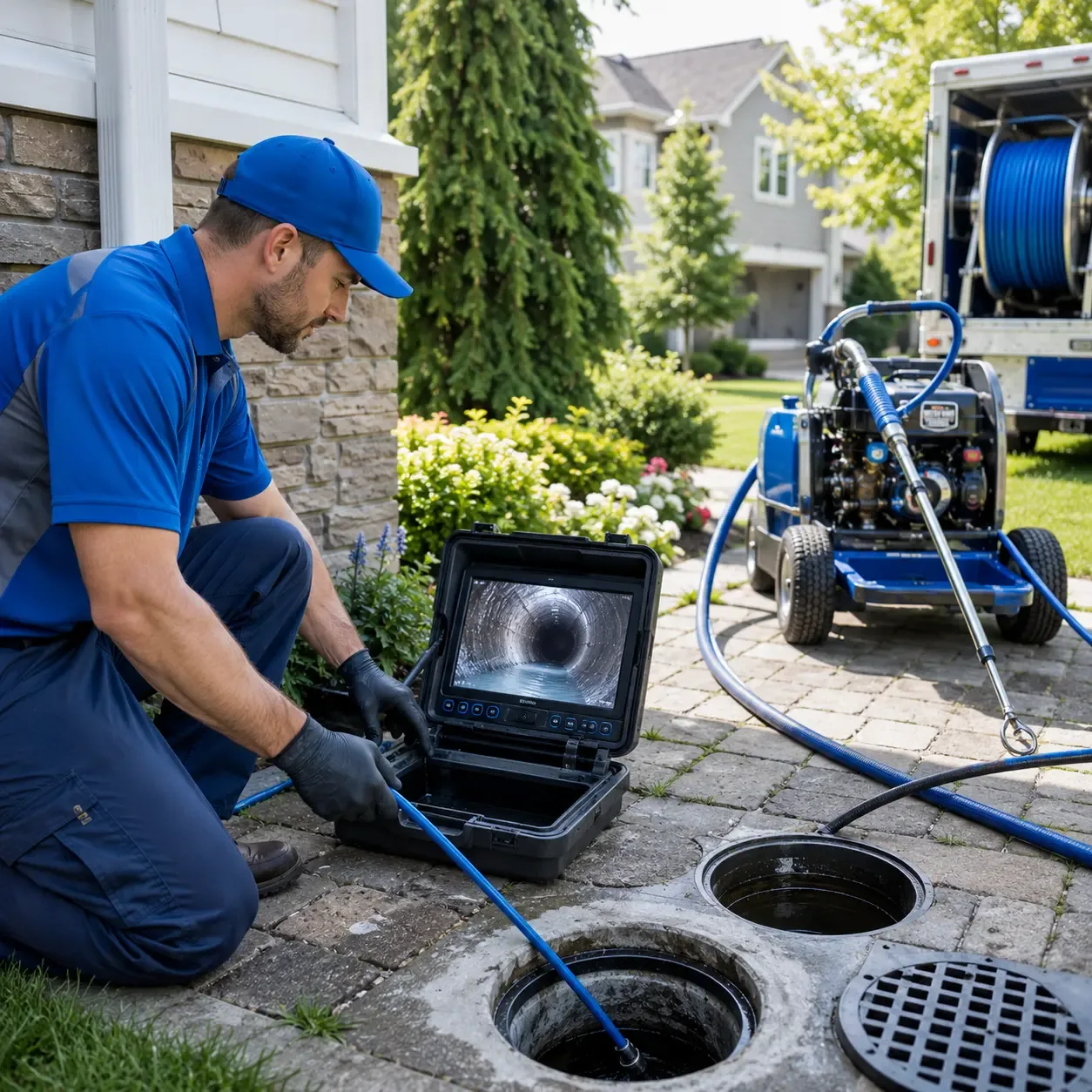 Outdoor drain cleaning professionals serving Lawsonville, NC